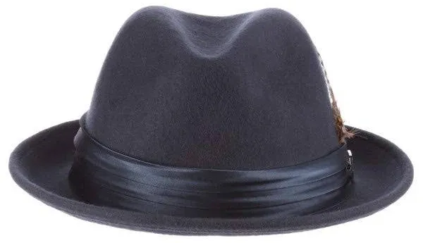 Stacy Adams Men's Wool Felt Fedora