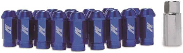 Mishimoto Aluminum Locking Lug Nuts, M12 x 1.5 Blue MMLG-15-LOCKBL