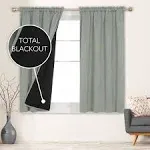 Driftaway Thermal Insulated Blackout Curtain Liner 2 Panels Each Liner Size 50 Inch Rings Included