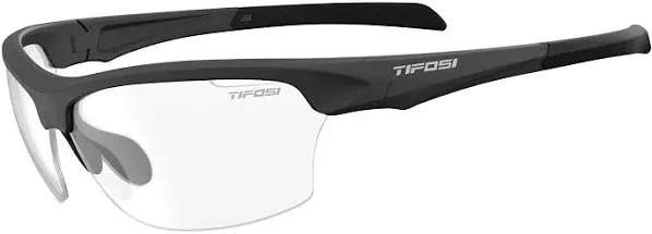 Intense Running, Pickleball And Golf Sunglasses | Crystal Smoke Frame - Smoke Tint with Bright Blue Mirror | Tifosi Optics