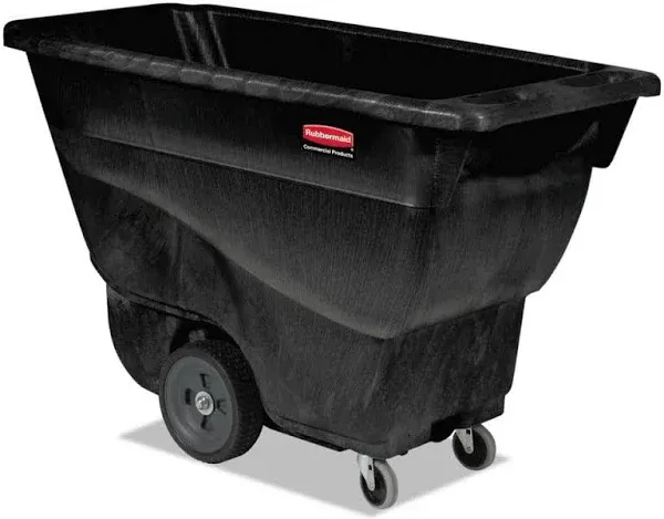 Rubbermaid Structural Foam Tilt Truck 450 lb. Capacity Black