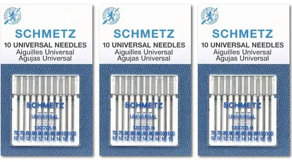 Schmetz - Universal Sewing Machine Needles - Size 80/12 - 5 pack