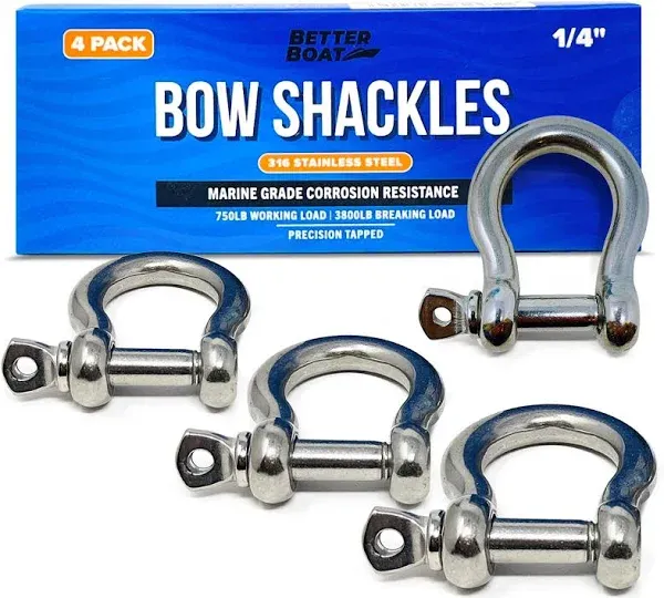 Stainless Steel Bow Shackles