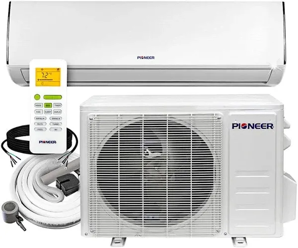 Pioneer Diamante Series 12,000 BTU Mini Split Heat Pump - 115V