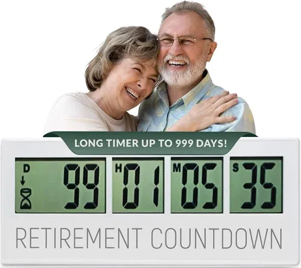 Countables Retirement Countdown Clock