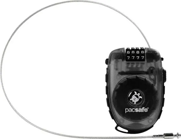 Pacsafe - Retractasafe 250 4-Dial Cable Lock - Smoke