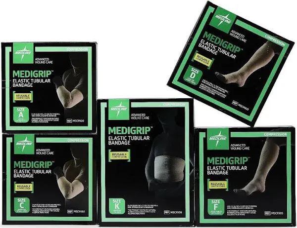 Medigrip Elasticated Tubular Bandage Size A, 1 3/4" Wide