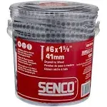 Senco 06A162P DuraSpin Number 6 by 1-5/8-Inch Drywall to Wood Collated Screw