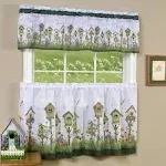 Achim Home Sweet Home Tier and Valance Set