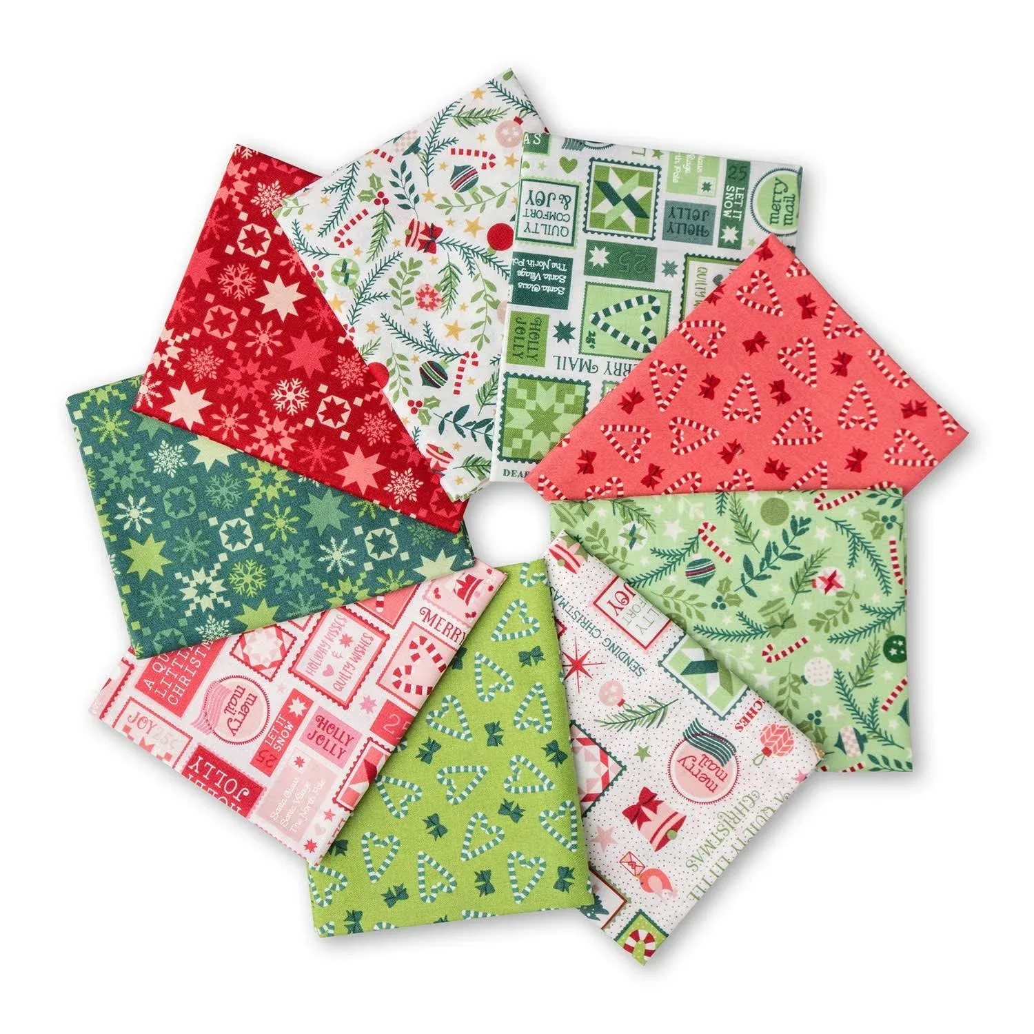 Kimberbell A Quilty Little Christmas 9 Fat Quarters Maywood Studio