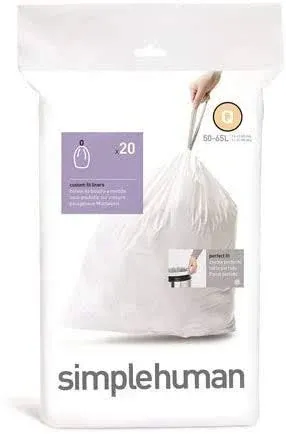 simplehuman Bin Trash Can Bags Liners