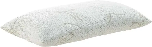 Modway Relax Shredded Memory Foam Pillow - Standard/Queen Size Extra Firm Pillow White