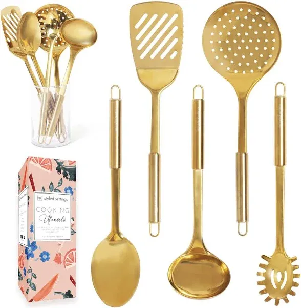 Gold / Brass Cooking Utensils