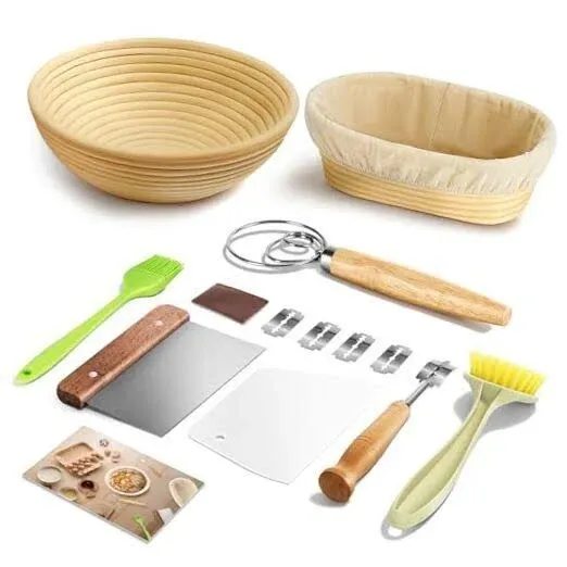 Banneton Bread Proofing Basket Set of 2