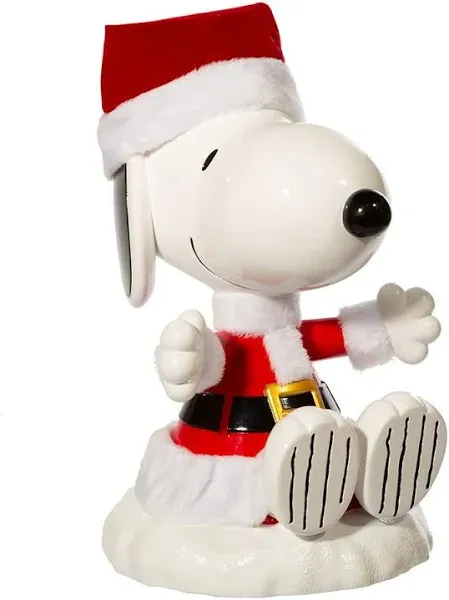 Kurt Adler Peanuts Santa Snoopy Treetop