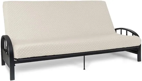 Milliard Memory Foam Futon Mattress Full Size Frame Not Included Black 7152X6