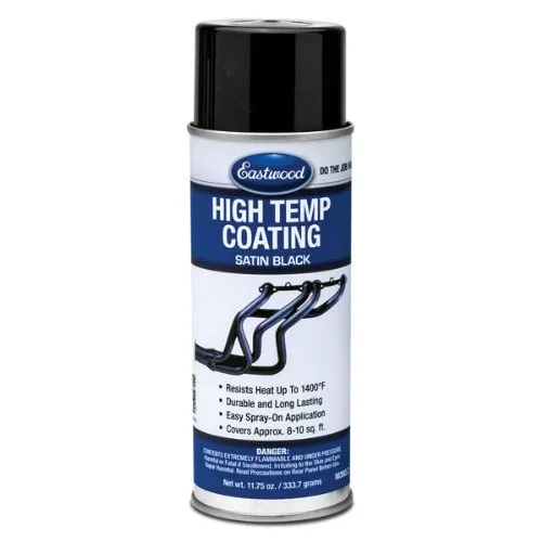 Eastwood High Temperature Resistant Satin Black Coating Aerosol 11.75 oz