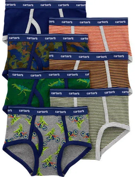 Carter's Little Boys Cotton Briefs 7 Pack