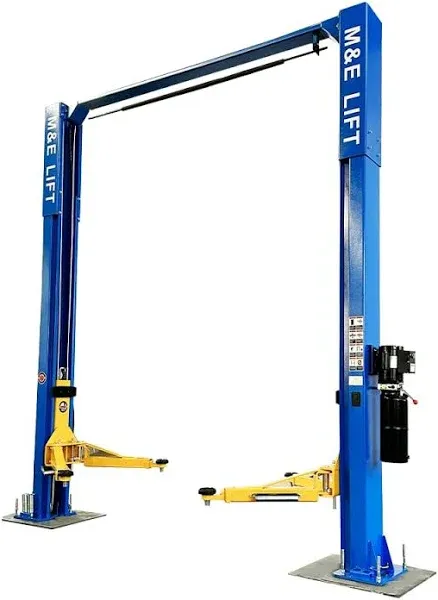 2 Post Car Lift 11000lbs ME-LM110S Heavy Duty Load Lifter Car Lifts for Home Garage Auto Lift