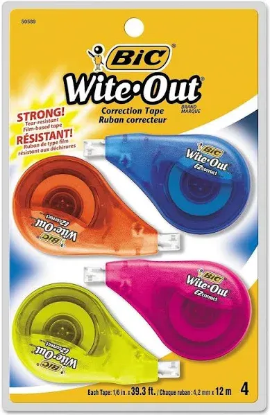 BIC Wite-Out EZ Correct Correction Tape