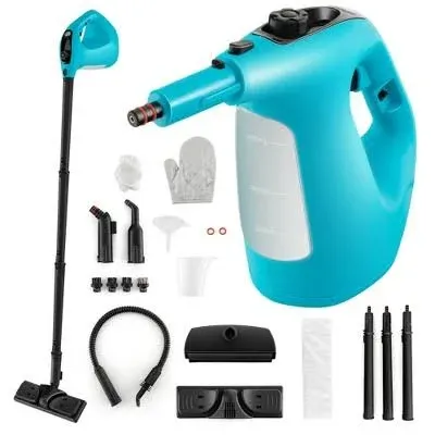 Costway 1400W Multipurpose Pressurized Steam Cleaner with 17 Pieces