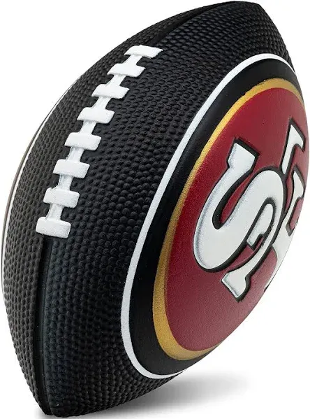 Franklin Sports NFL Team Foam Footballs - Soft Foam Youth Mini Footballs for All NFL Teams - Kids Junior 8.5" Football + Air Pump Sets - Official NFL Licensed Football