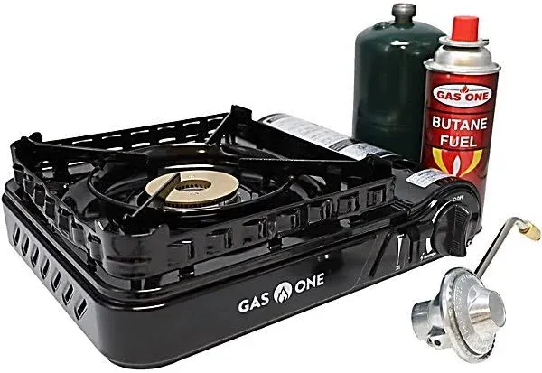 GAS ONE GS-3900P 15,000 BTU Portable Butane or Propane Stove