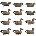 Final Approach HD BLUEWING Teal Floater Duck Decoys - 12 Pack