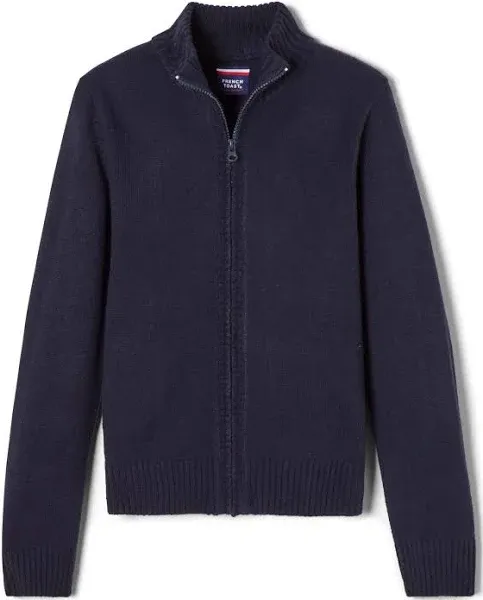 French Toast Boys' Zip Front Sweater