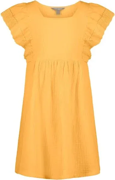 Lucky Brand Girls' Eyelet Gauze Dress