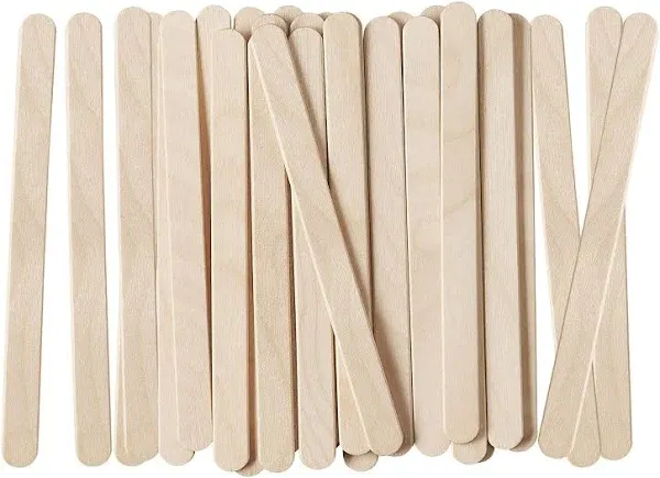 Comfy Package 4.5 Inch Wooden Multi-Purpose Popsicle Sticks