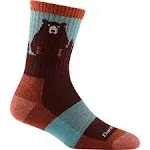 Darn Tough Women's Bear Town Micro Crew Lightweight-Medium Burgundy