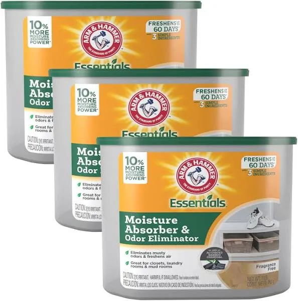 Arm & Hammer Essentials Disposable Moisture Absorber and Odor Eliminator Tub