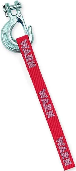 WARN 69645 Hook Strap , Red