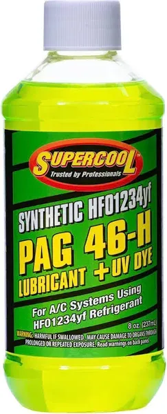 Supercool AC Refrigerants and Lubricant 8 oz Green