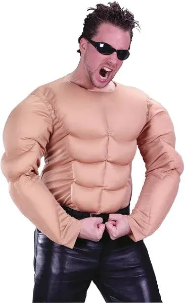 Muscle Shirt - Pro Wrestler - Arnold - Costume - Adult