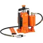 VEVOR 20 Ton 10.4-19.7 in. Lifting Range Air Hydraulic Bottle Jack