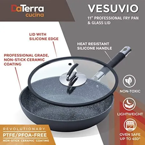 Vesuvio 11 Inch Ceramic Coated Nonstick Frying Pan