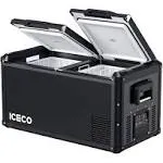 ICECO 79.2QT VL75ProD 12V Robust Freezer With PB1000 Power Station