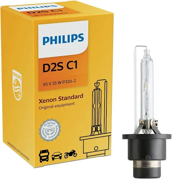 D2SC1 Philips HID Headlight Bulb Lamp Driver or Passenger Side New for Mercedes