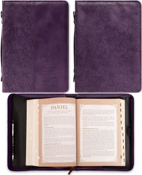 Faith - Purple Luxleather Lg