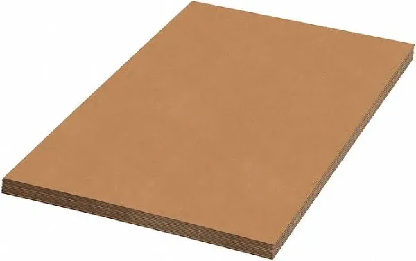 AVIDITI Shipping Cardboard Sheets 18"L x 12"W, 50-Pack | Corrugated Sheets for Packing, Moving and Storage Supplies