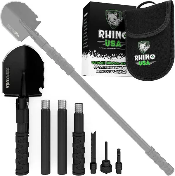 Rhino USA Ultimate Survival Shovel