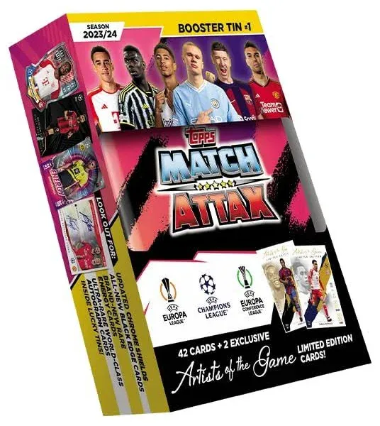 Topps Match Attax UEFA Champions League 2023/2024 44 Card Booster Tin #4