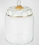 MacKenzie-Childs Sterling Check Kitchen Canister