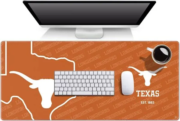 YouTheFan NCAA Texas Longhorns Logo Series Desk Pad