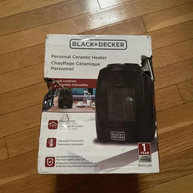 BLACK+DECKER Personal Ceramic Heater