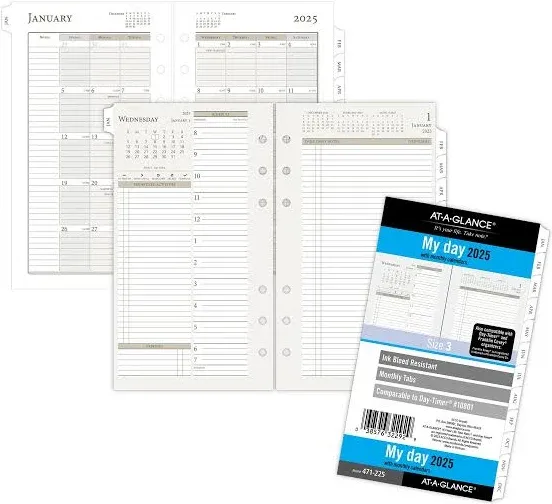 2025 At-a-glance 471-225 Planner Refill Size 3