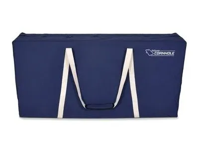 GoSports Canvas Cornhole Carrying Case - PRO Grade 4' x 2' Regulation Size - Choose Between Navy Blue, Gray and Natural Canvas Colors