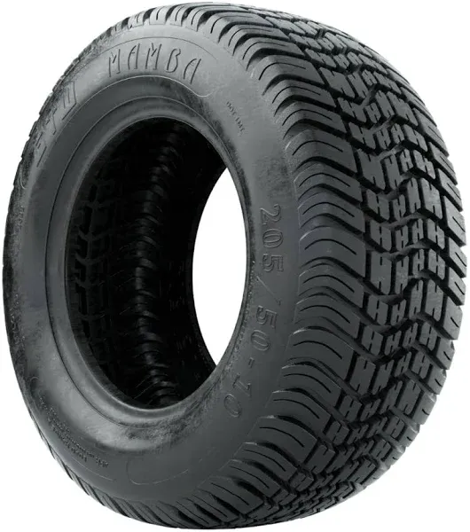 GTW Topspin 18x8.5-8 Sawtooth Golf Cart Street/Course Tire | 4 Ply, Black